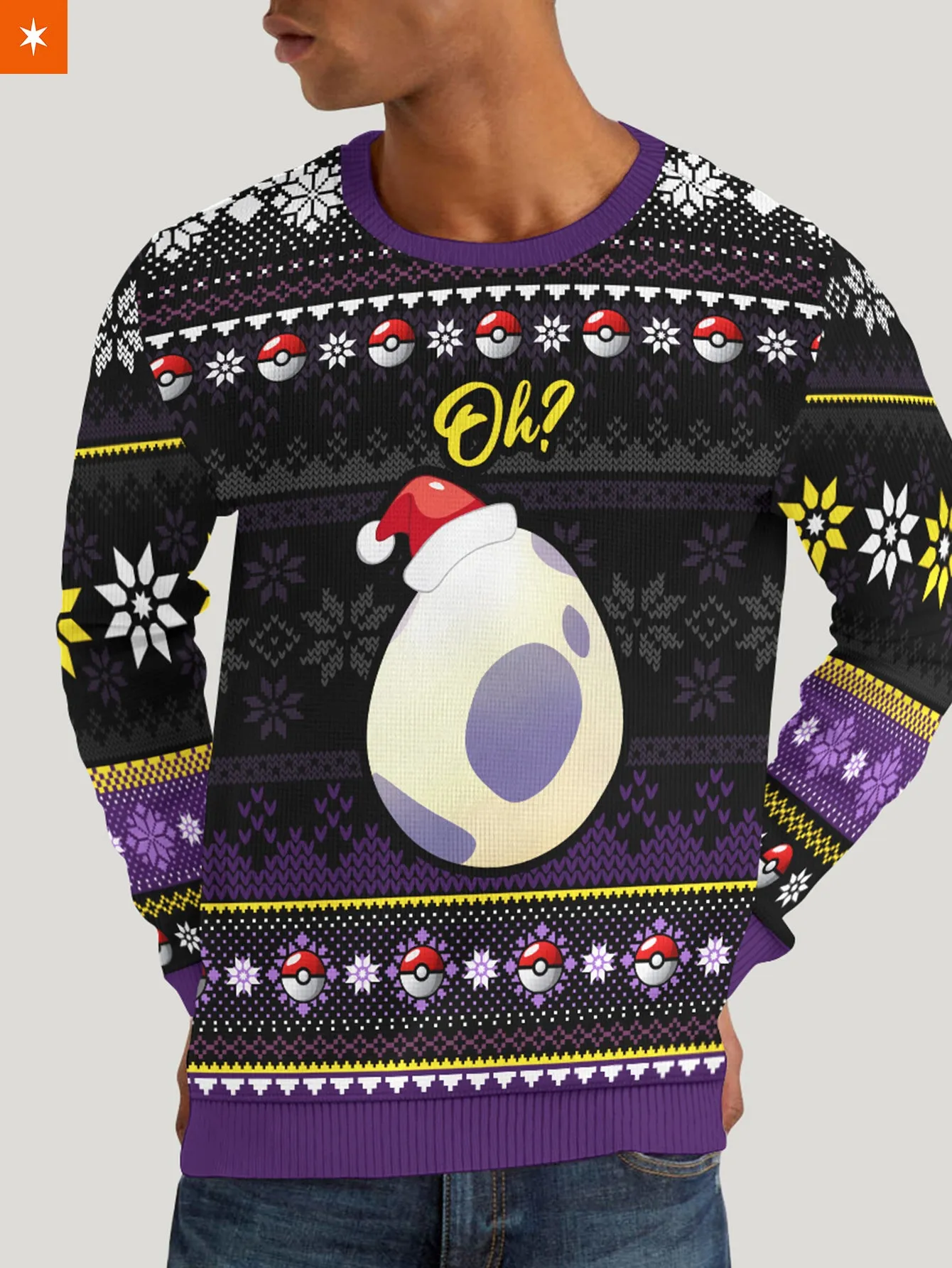 10km Pokemon Egg Unisex Wool Sweater