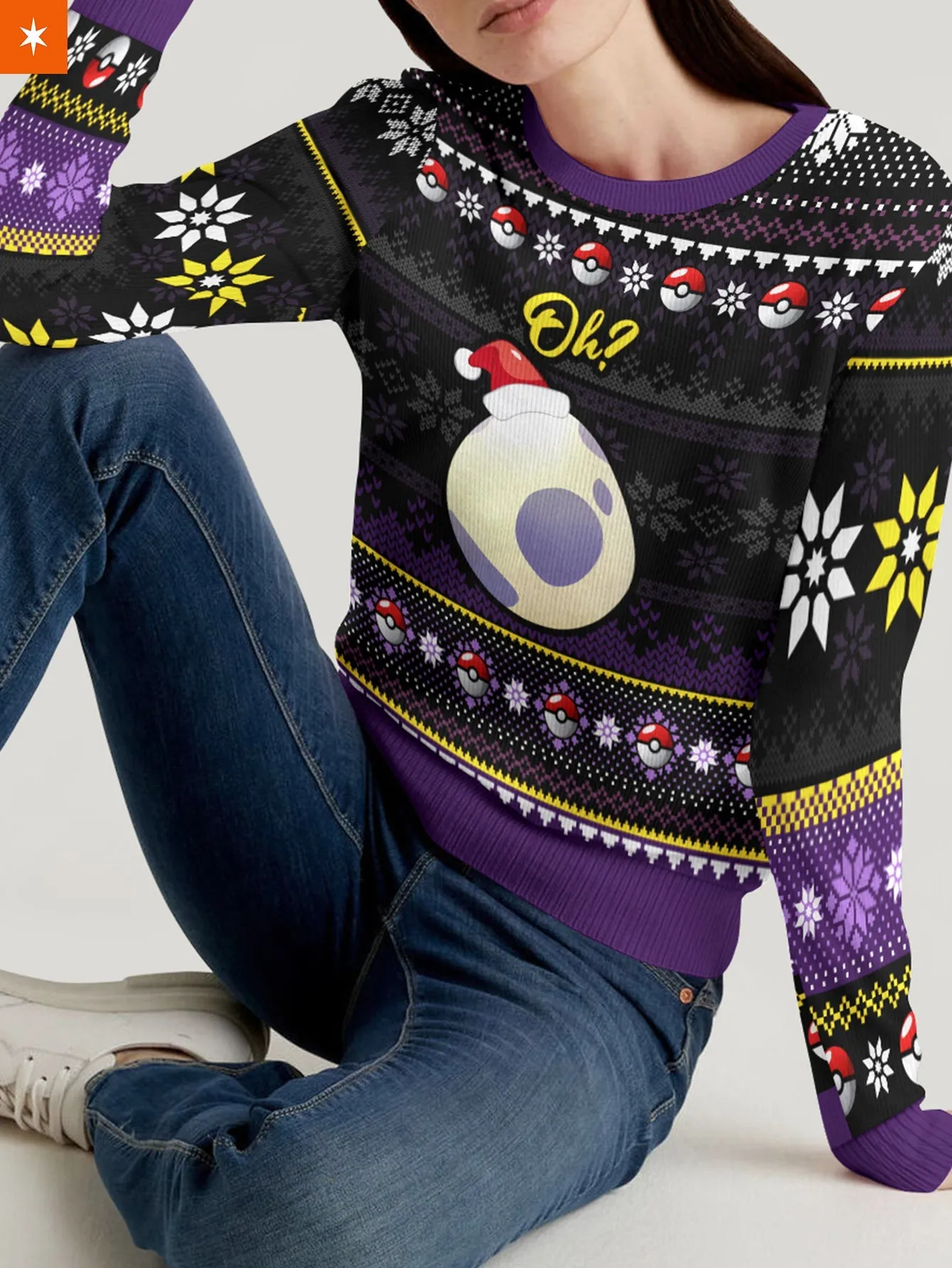 10km Pokemon Egg Unisex Wool Sweater