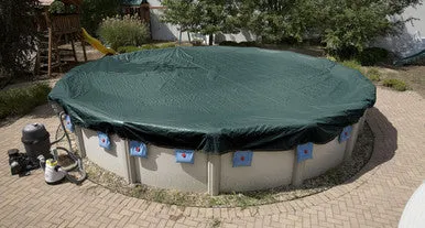 24 ft Round Supreme Plus Winter Pool Cover - 12 Year Warranty