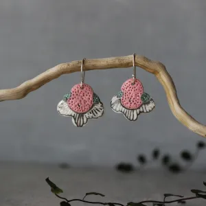 Ceramic Earrings Colour Layers #3