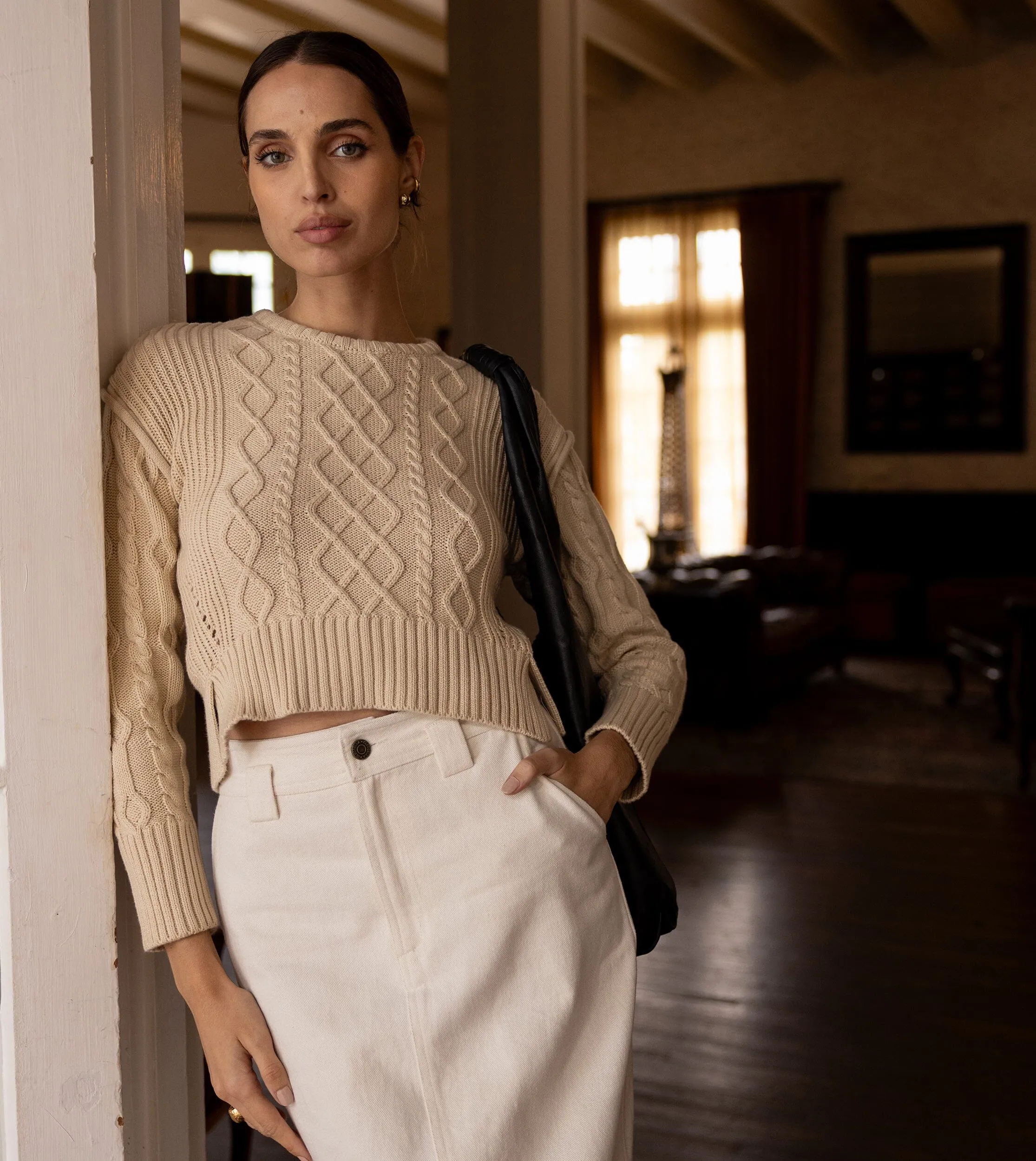 Dixie Sweater | Sand