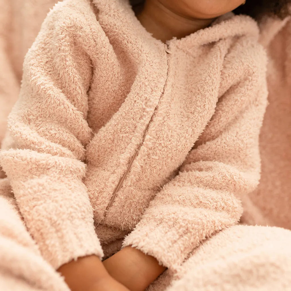 Dusty Blush Cuddle Zip Hoodie