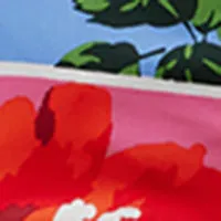 Floral Patchwork Bootcut Pant