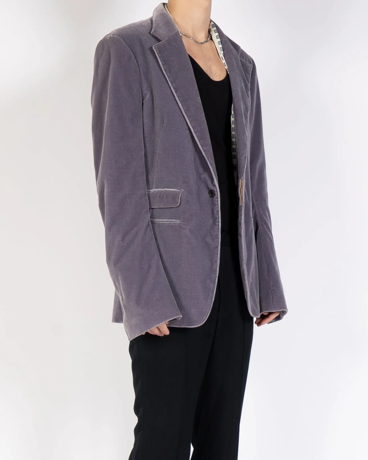 FW14 Lilac Velvet Blazer