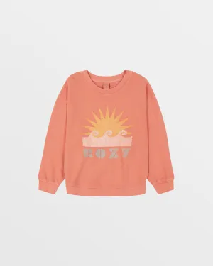 Girls 2-7 Morning Hike Oversized Crew -