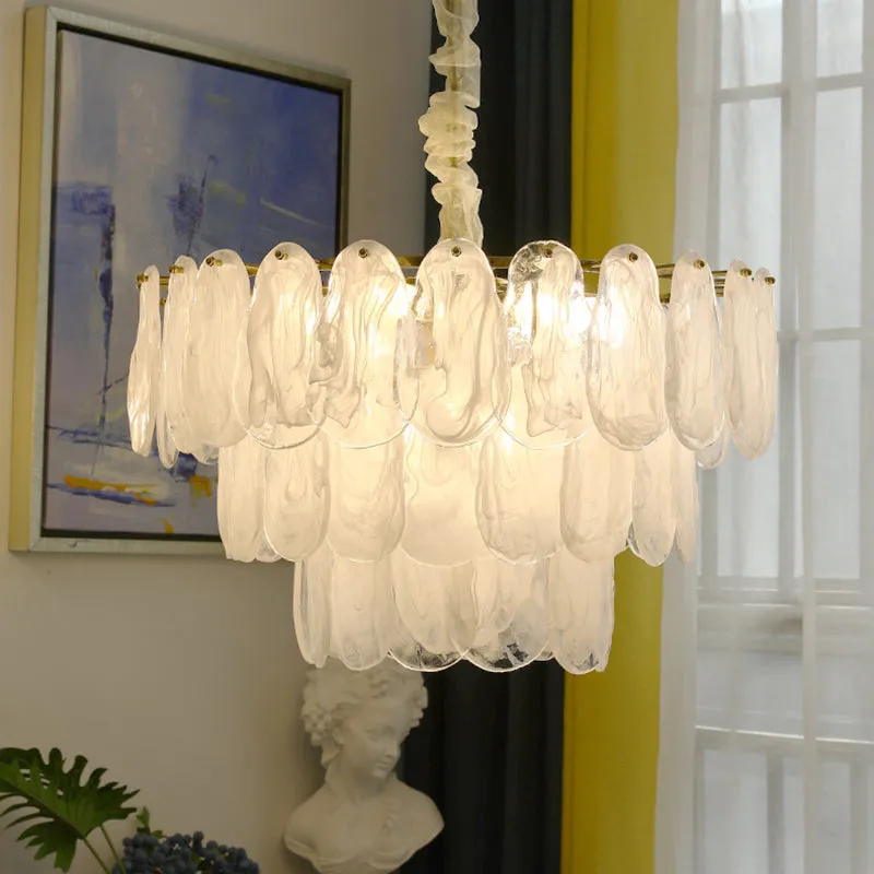 Gold Multi-Tier Lantern Pendant Lamp