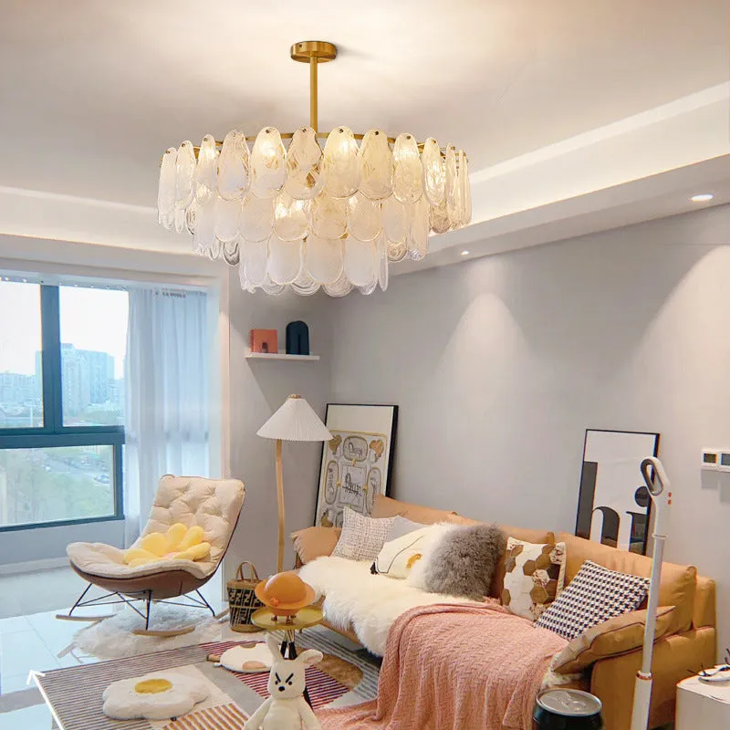 Gold Multi-Tier Lantern Pendant Lamp