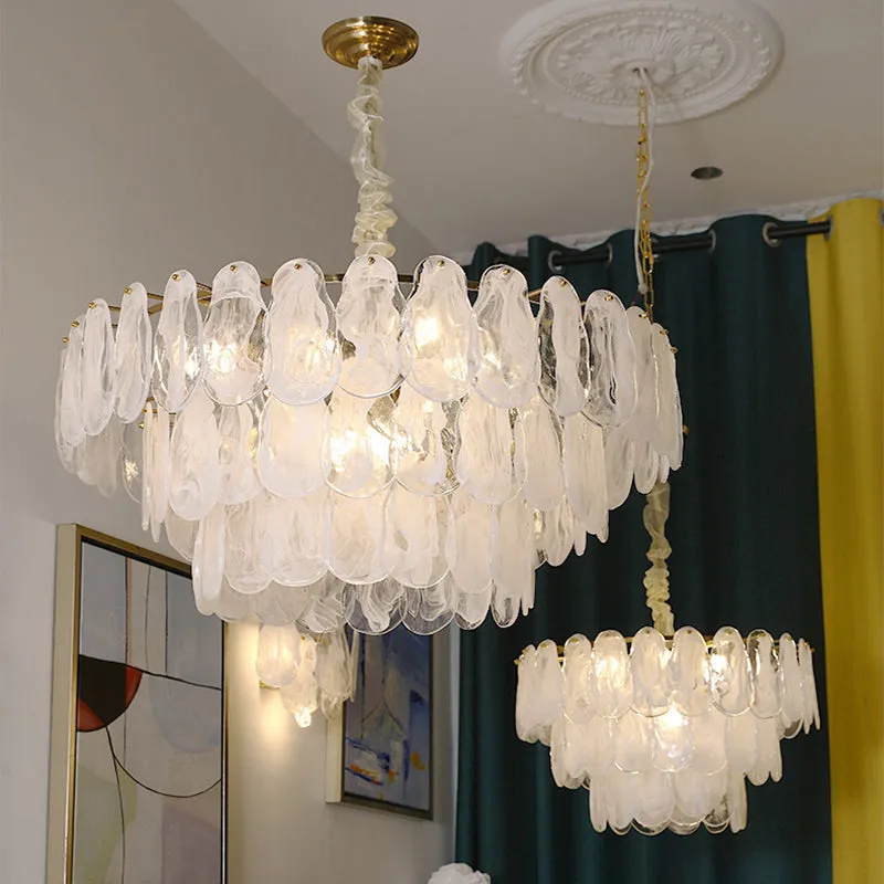 Gold Multi-Tier Lantern Pendant Lamp