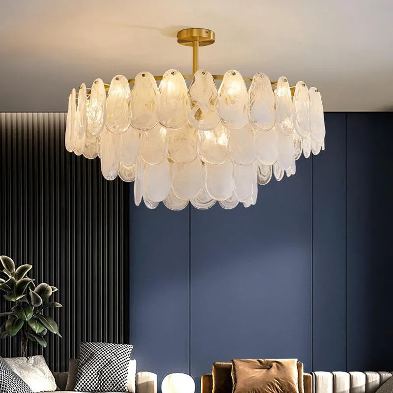 Gold Multi-Tier Lantern Pendant Lamp