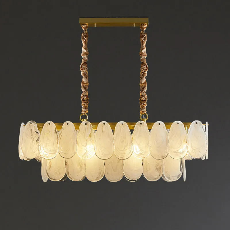 Gold Multi-Tier Lantern Pendant Lamp