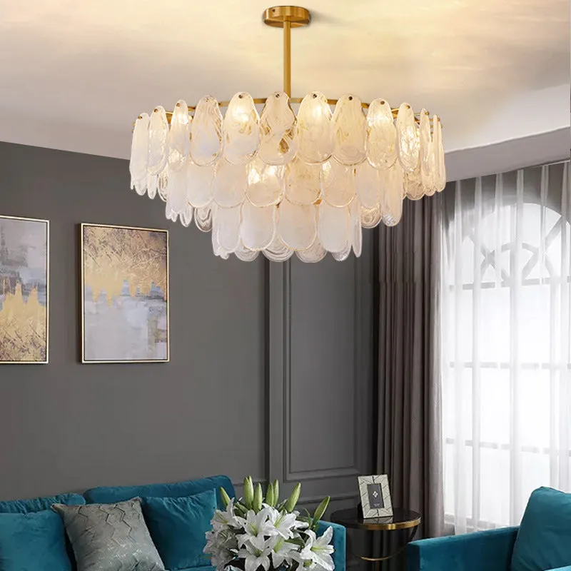 Gold Multi-Tier Lantern Pendant Lamp