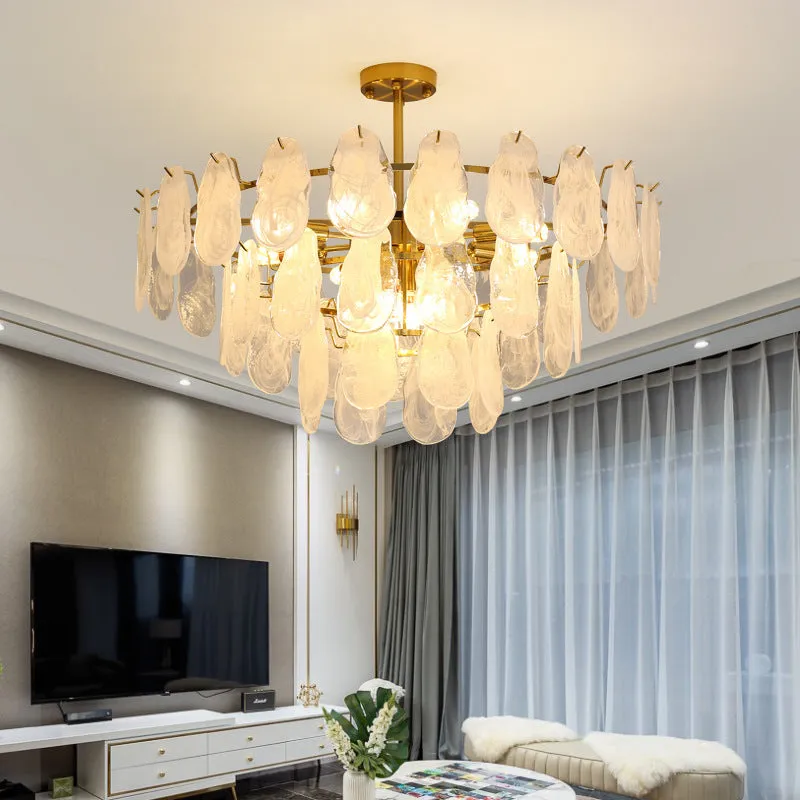 Gold Multi-Tier Lantern Pendant Lamp