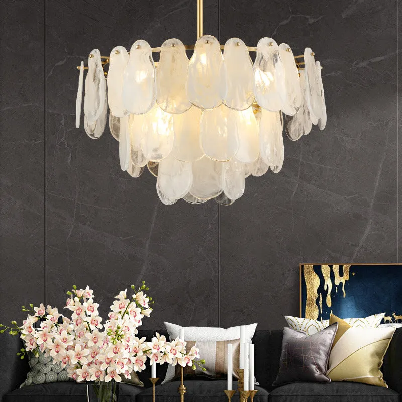 Gold Multi-Tier Lantern Pendant Lamp