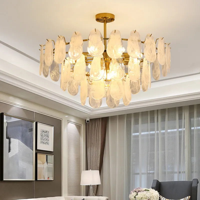 Gold Multi-Tier Lantern Pendant Lamp