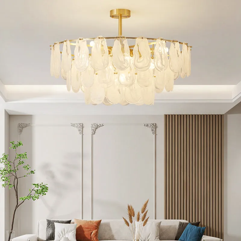 Gold Multi-Tier Lantern Pendant Lamp