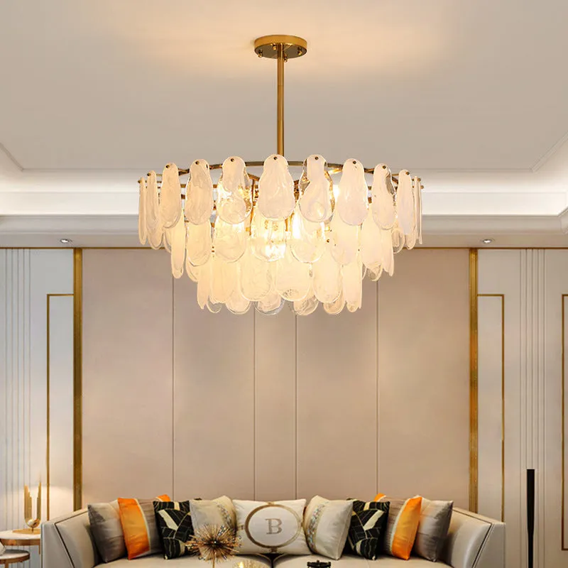 Gold Multi-Tier Lantern Pendant Lamp