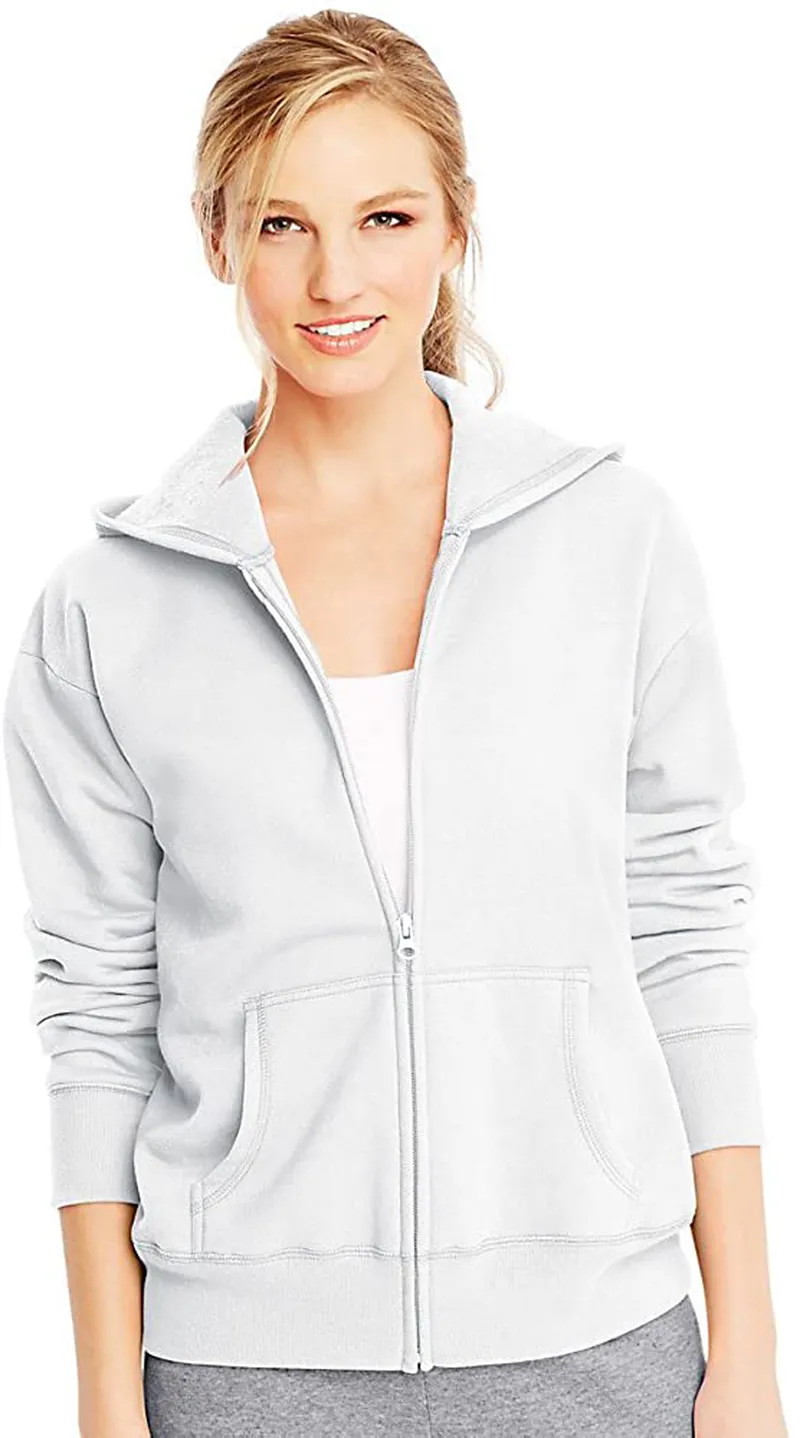 Hanes Women's EcoSmart Full-Zip Hoodie Sweatshirt