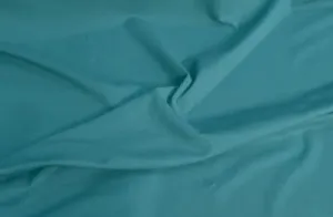 Italian Teal Poly Cotton Jersey