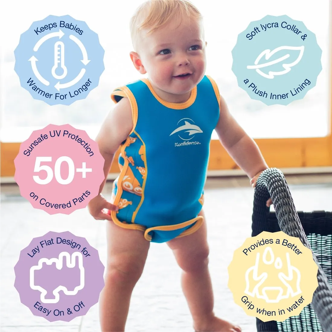 Konfidence Splashy Babywarma Wetsuit