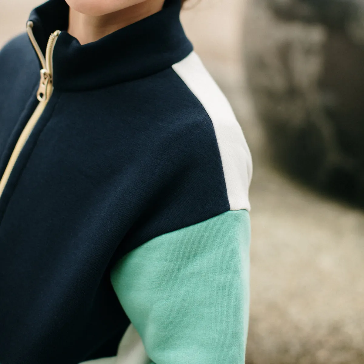 LIVERPOOL zip-up sweatshirt - 3/12y - PDF Sewing Pattern