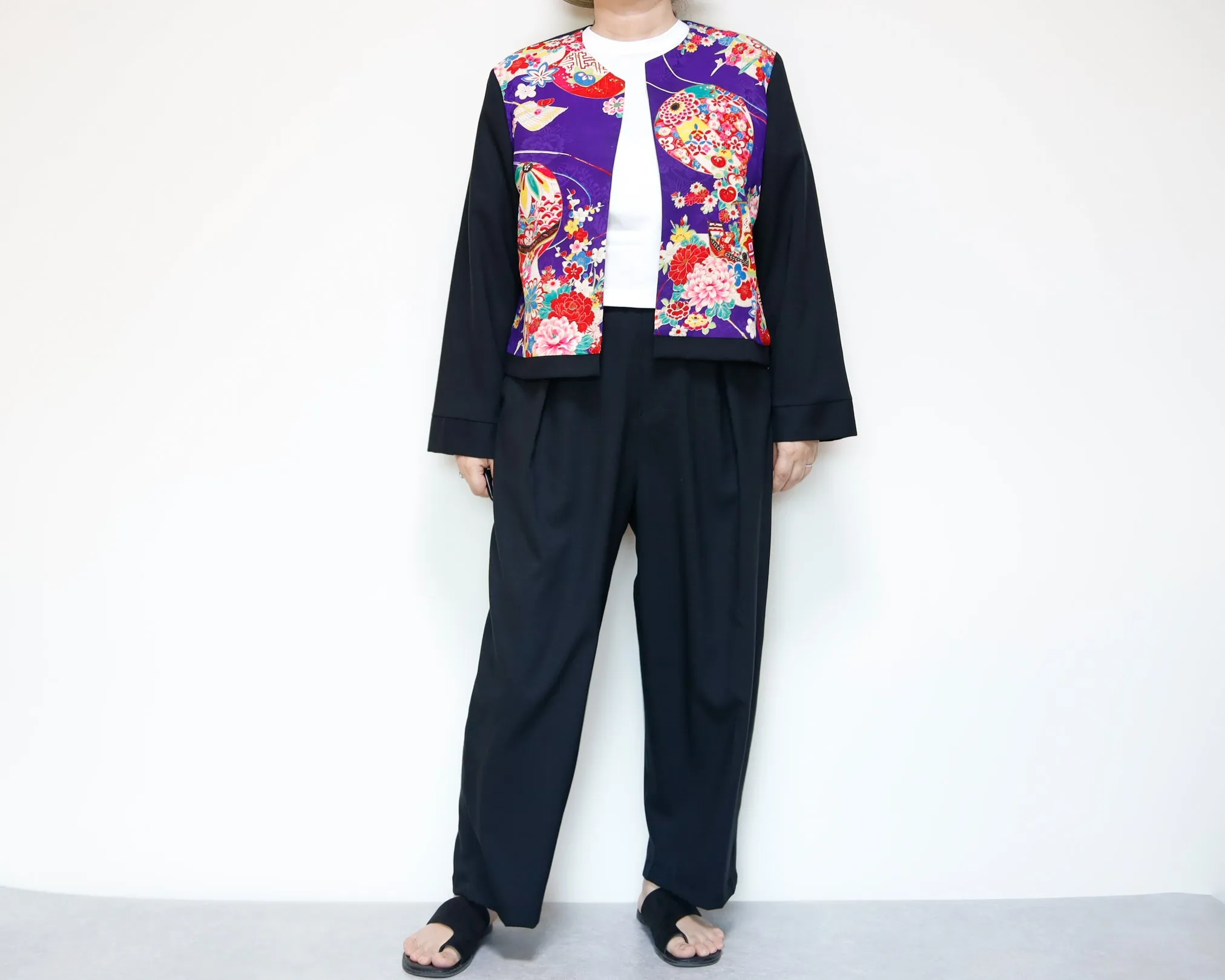 <J15K-014> KIMONO CREW NECK Jacket