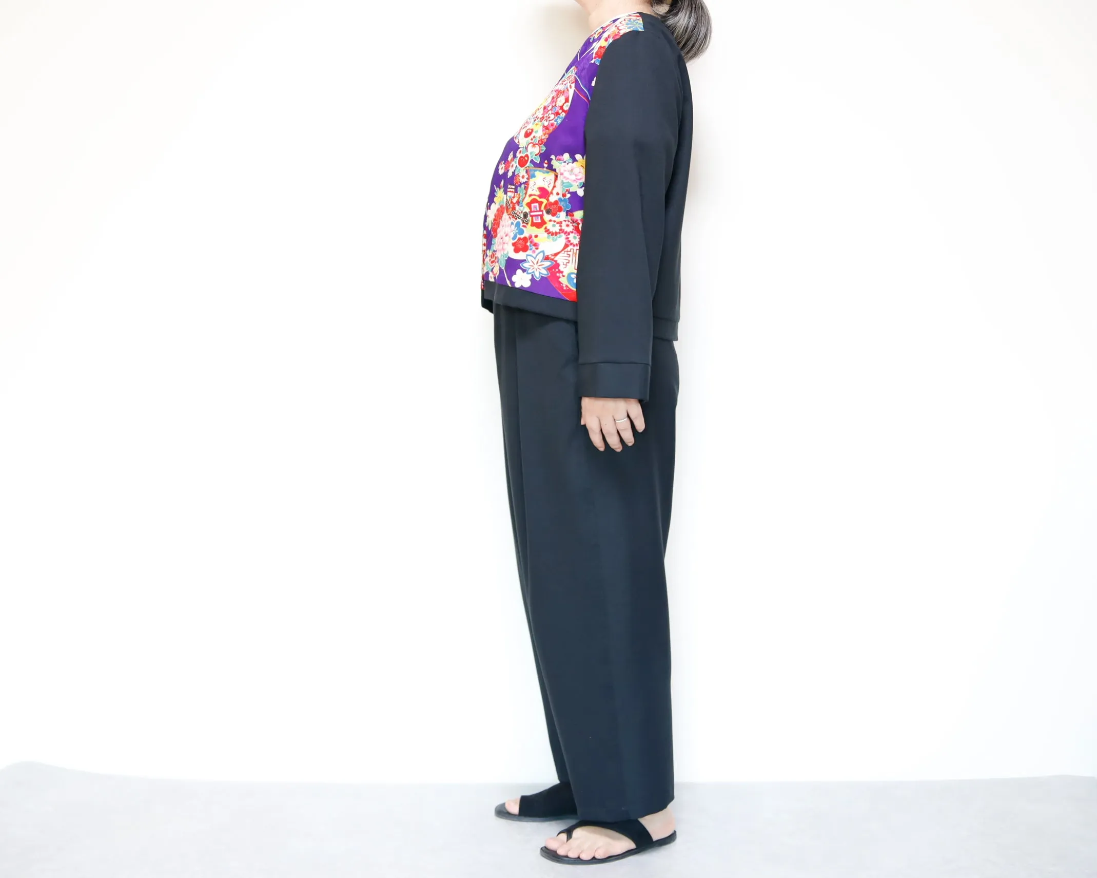 <J15K-014> KIMONO CREW NECK Jacket