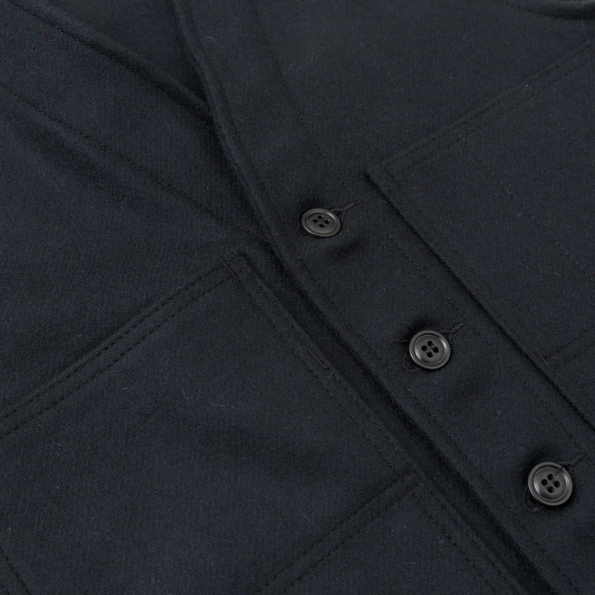 Mackinaw Wool Vest, Navy