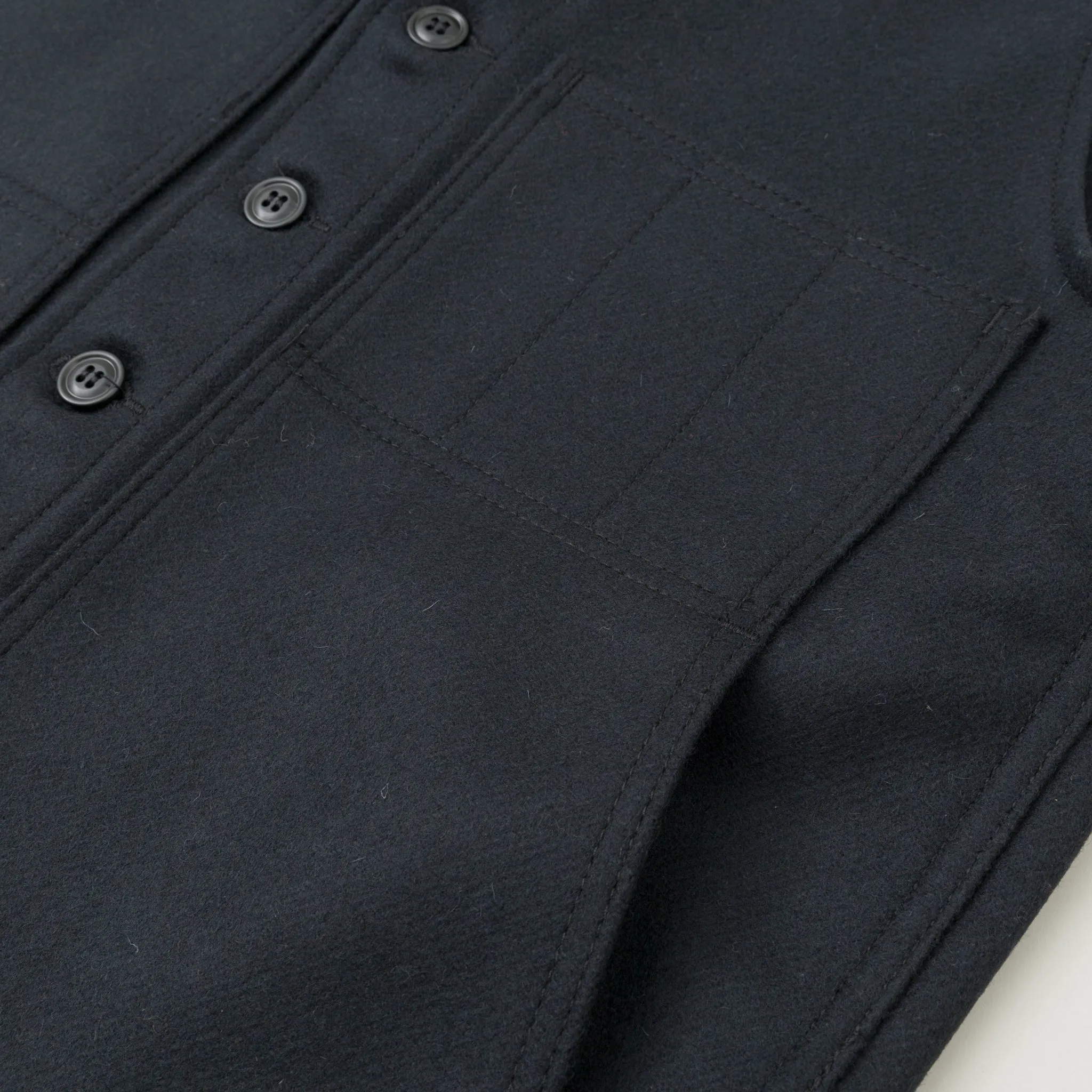 Mackinaw Wool Vest, Navy