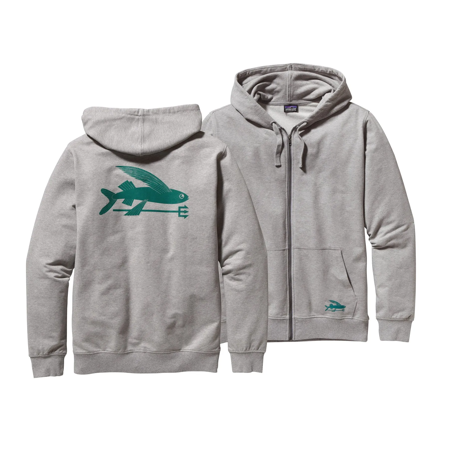 M's Flying Fish Midweight Hooded Full-Zip Sweatshirt