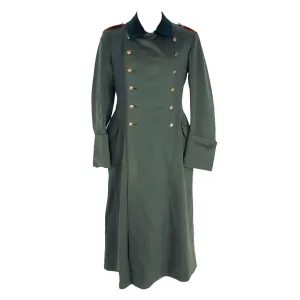 Original German WWII German Major der Feldgendarmerie Officer's M36 Wool Greatcoat