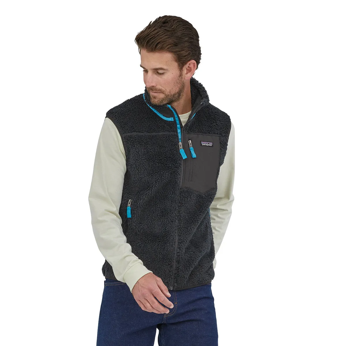 Patagonia - Men's Classic Retro-X® Fleece Vest Pitch Blue - 23048 - PITCH/BLUE