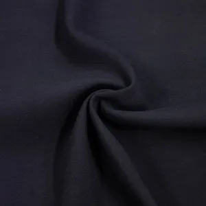 Sarah Dark Blue Virgin Wool Blend Stretch