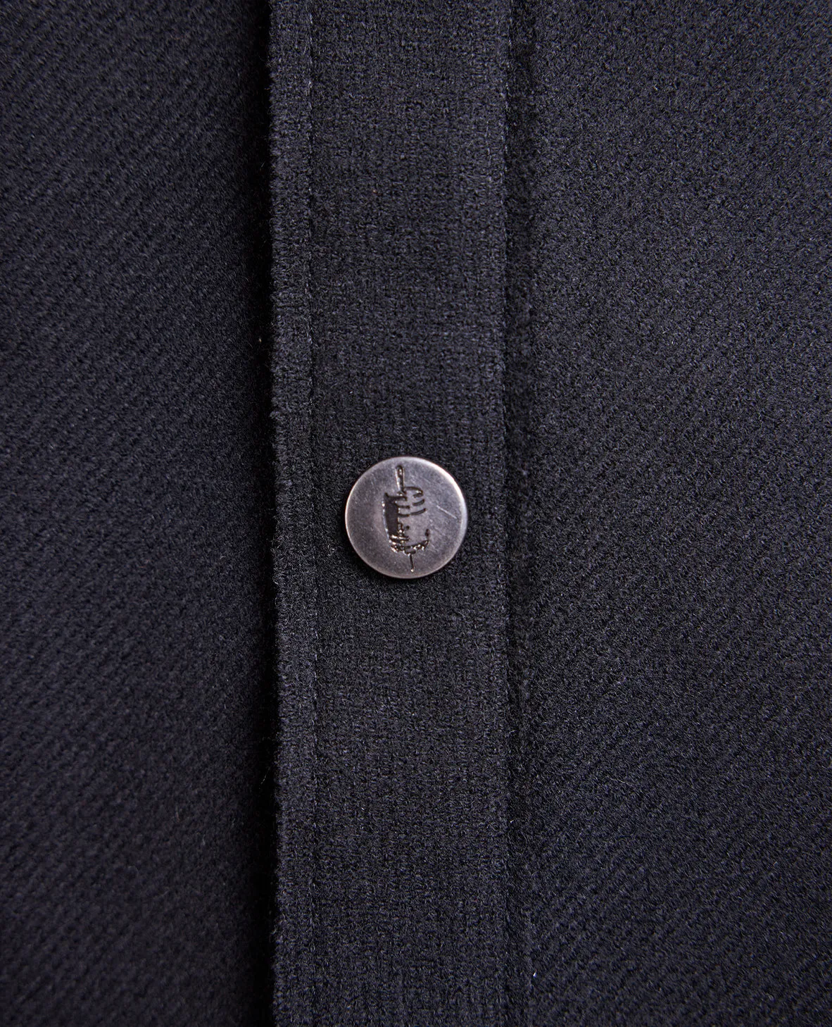 The Kiefer - Wool x Nylon Shirt Jacket - Black