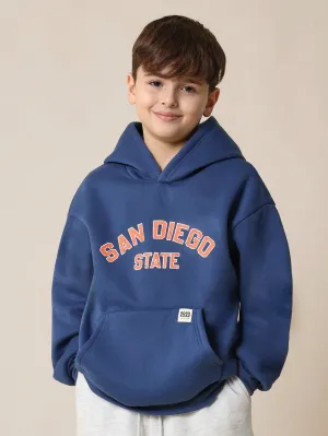 Tween Boys Regular Fit Overhead Vintage San Diego Graphic Print Hoodie
