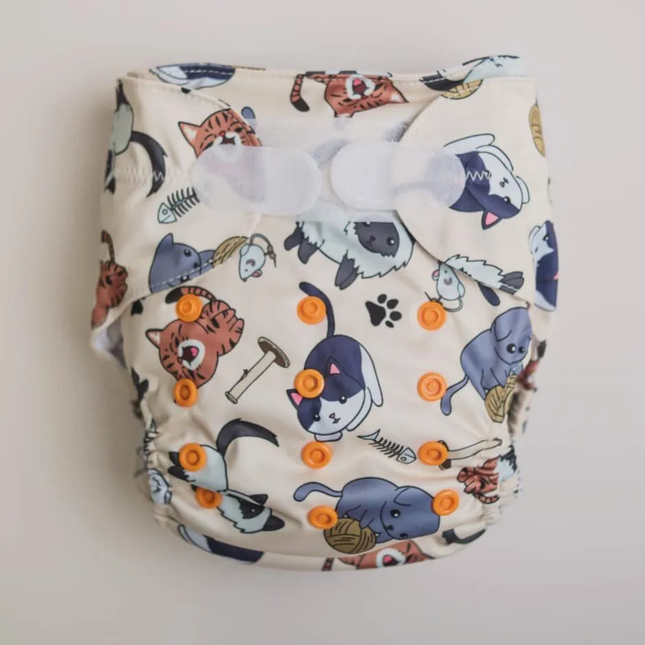 Ultimate Wipeable Cloth Nappy V1.0 | Feline Good