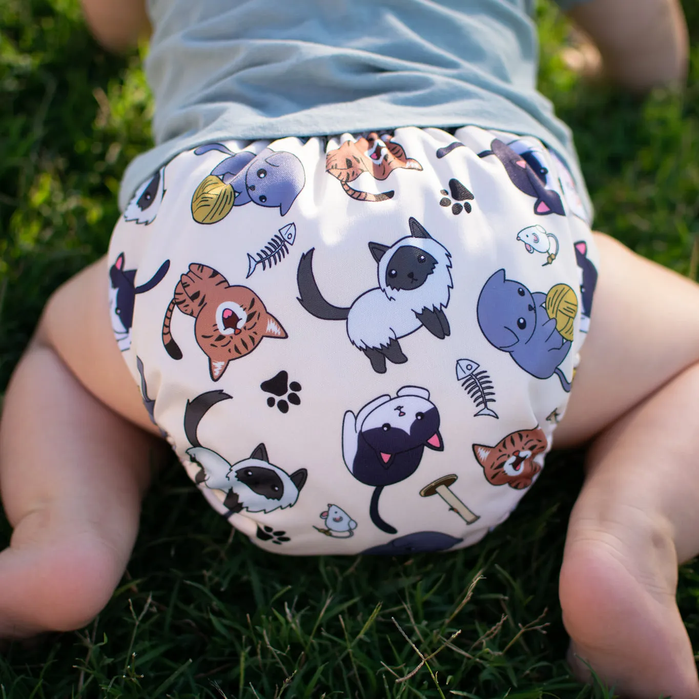 Ultimate Wipeable Cloth Nappy V1.0 | Feline Good