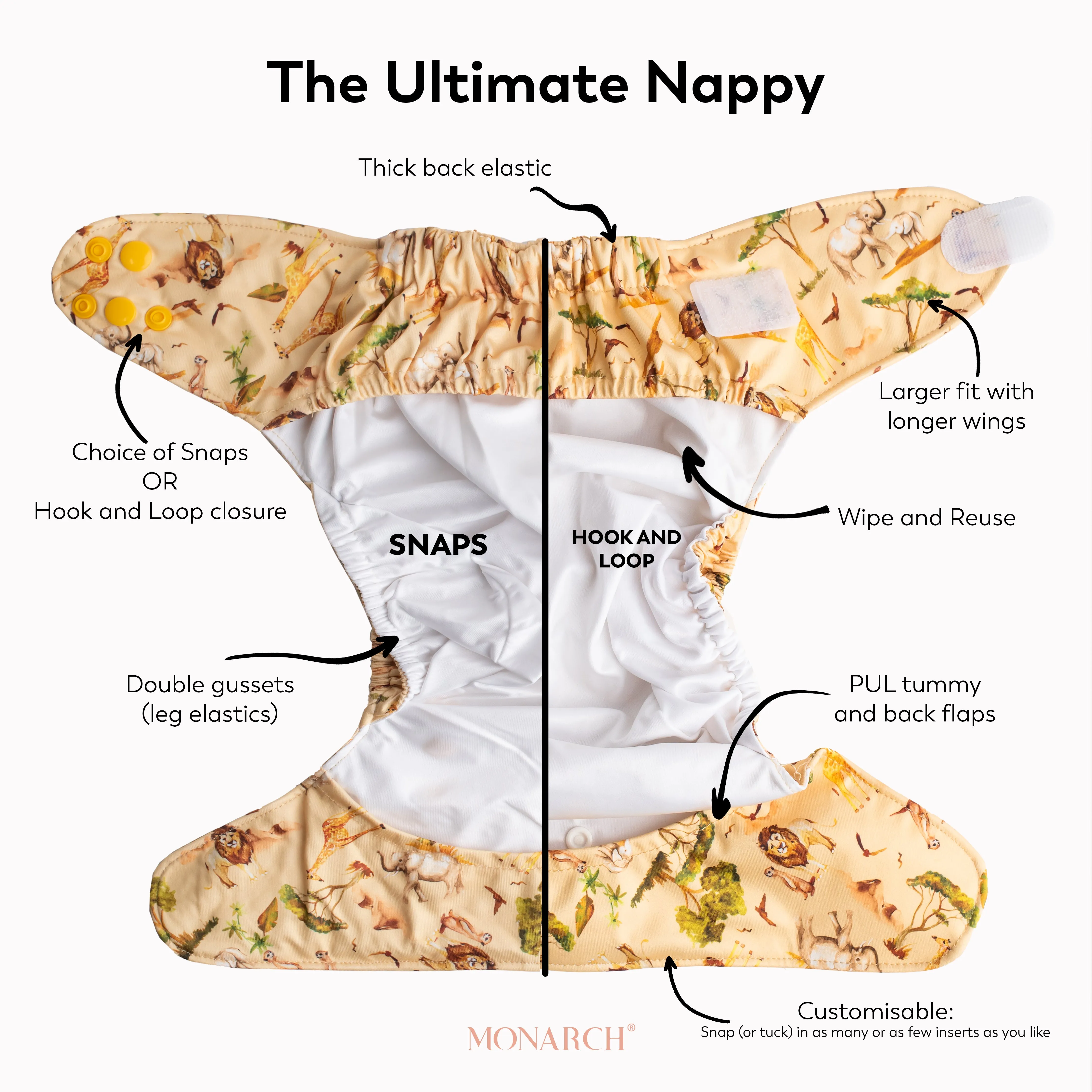 Ultimate Wipeable Cloth Nappy V1.0 | Oh Crumbs!