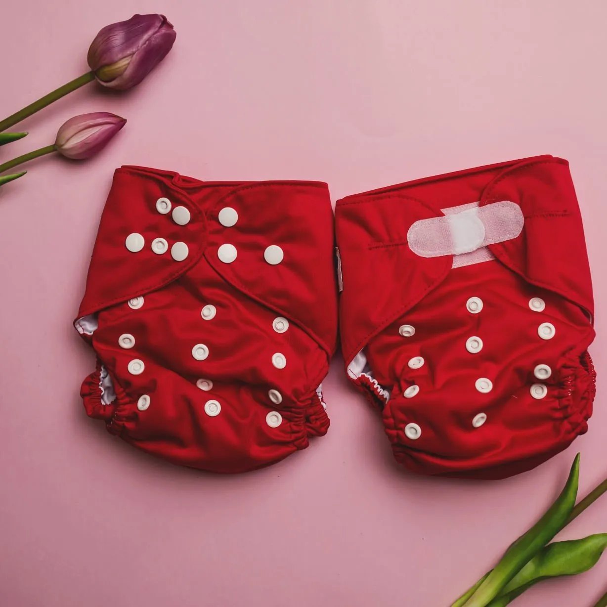 Ultimate Wipeable Cloth Nappy V1.0 | Ruby Red