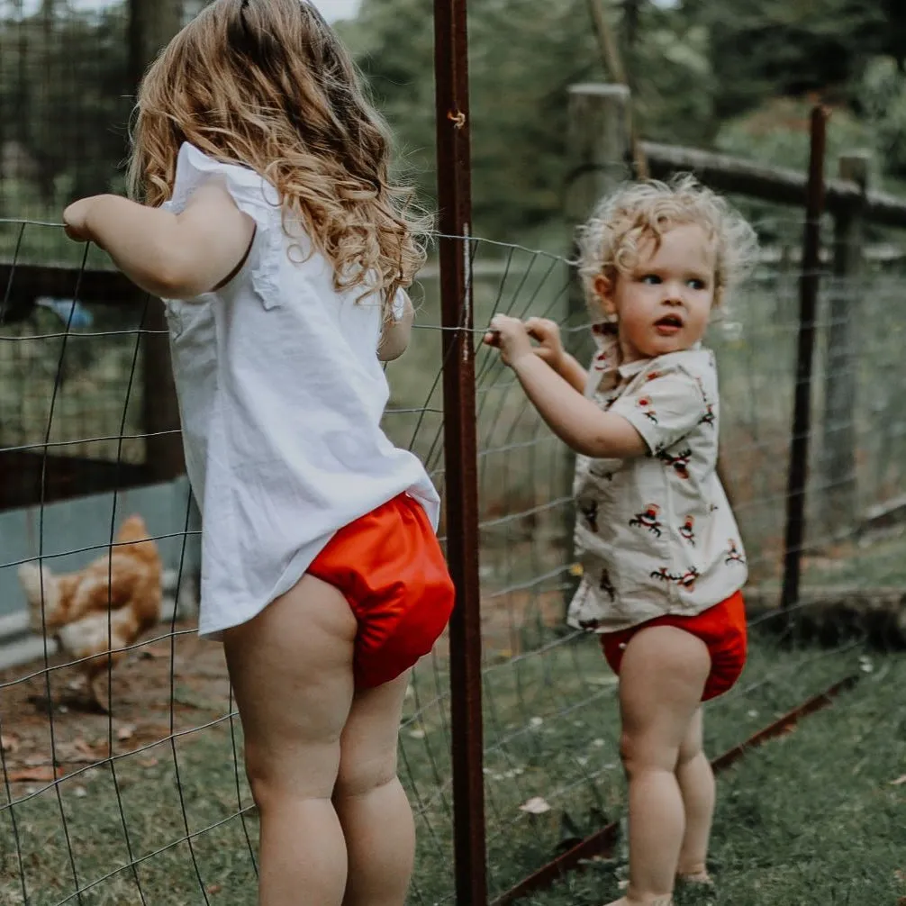 Ultimate Wipeable Cloth Nappy V1.0 | Ruby Red