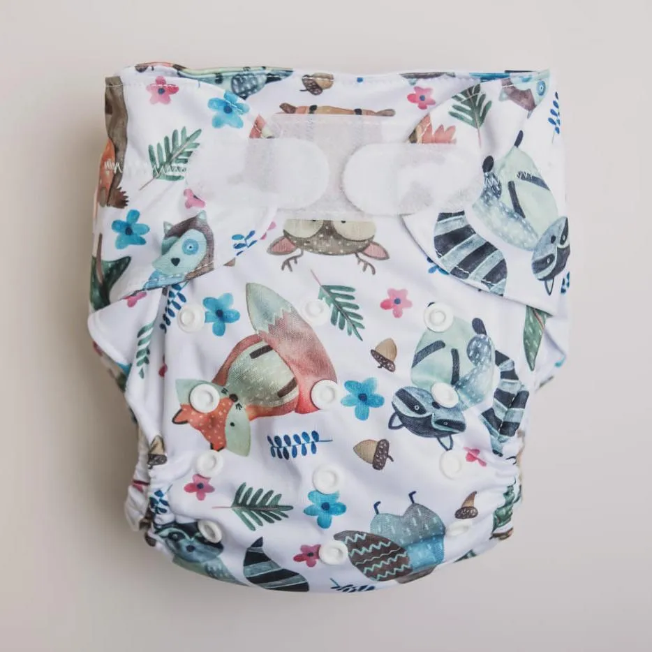 Ultimate Wipeable Cloth Nappy V1.0 | Woodland Friends