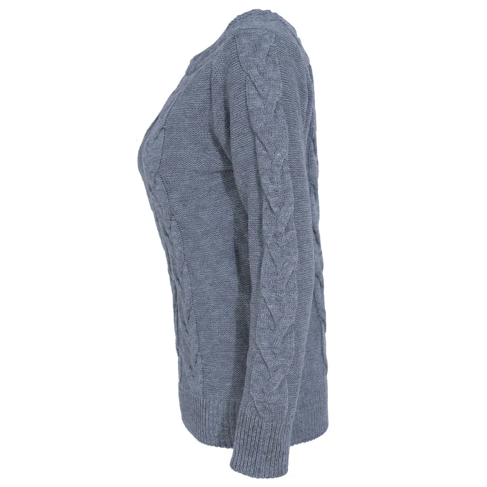 Winter Sexy Ladies' Slash Neck Long Sleeve Backless Pullovers